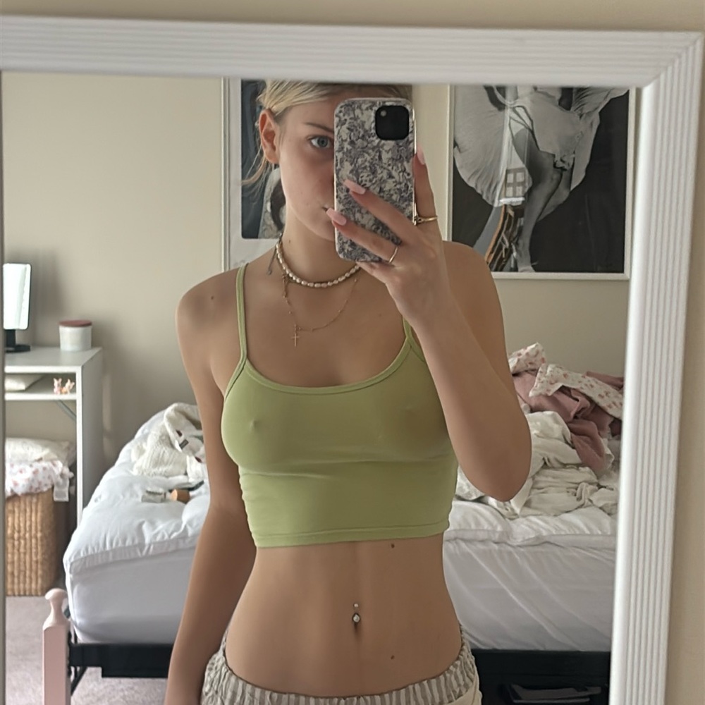 Green TNA tank top